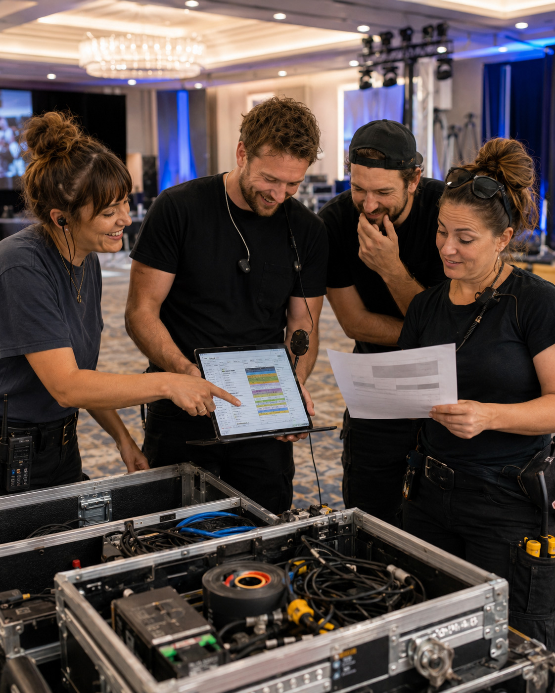 Digitale Projektplanung für Veranstaltungstechnik, Bühne, Messe und Location mit Eventworx.