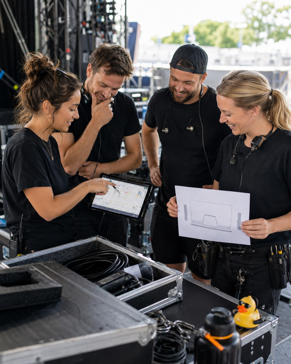 Eventworx verbindet Teamplanung, Materiallisten und Projektabläufe für Eventproduktionen.
