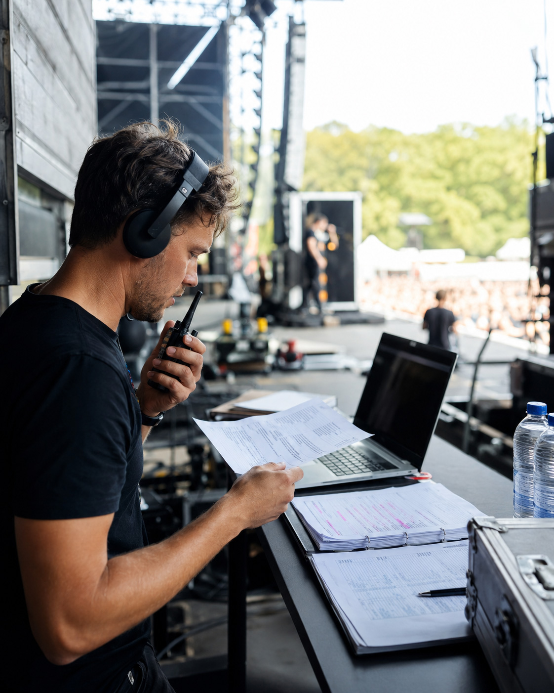 Eventworx unterstützt die Disposition von Material, Team und Abläufen bei Live-Events.