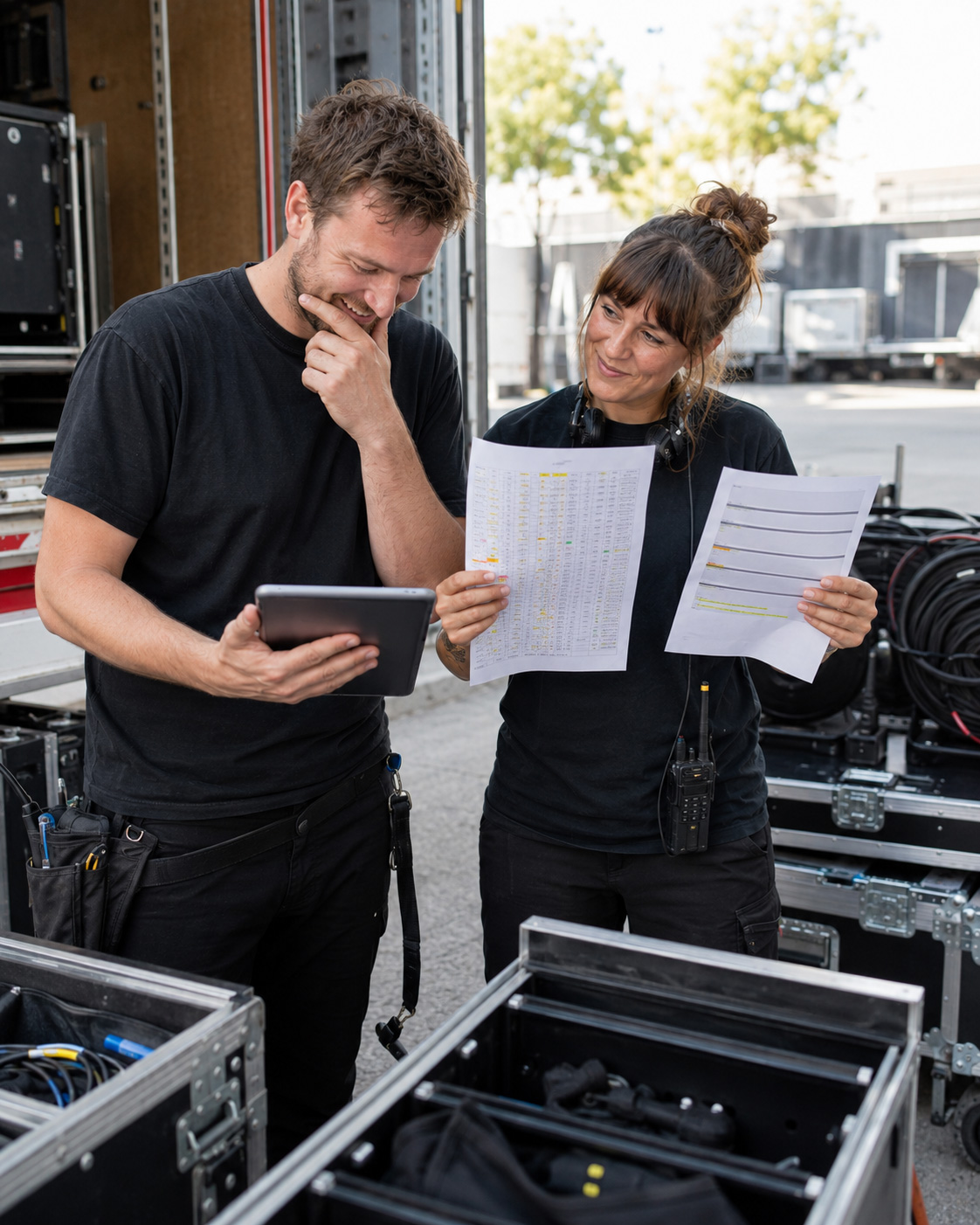 Eventworx hilft bei Materialplanung, Verladung und Projektübersicht in der Eventtechnik.