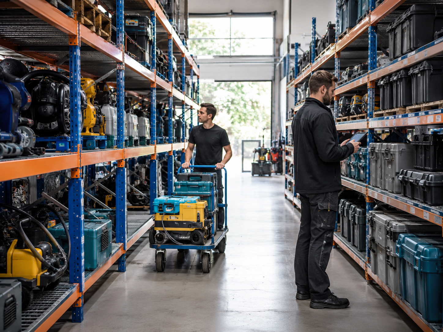 Inventar, Werkzeuglager und Mietmaterial mit Eventworx digital und nachvollziehbar verwalten.
