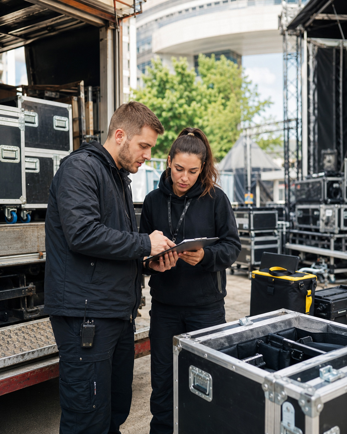 Material, Rückläufe und Projektstatus in Eventlogistik und Bühnenbau mit Eventworx koordinieren
