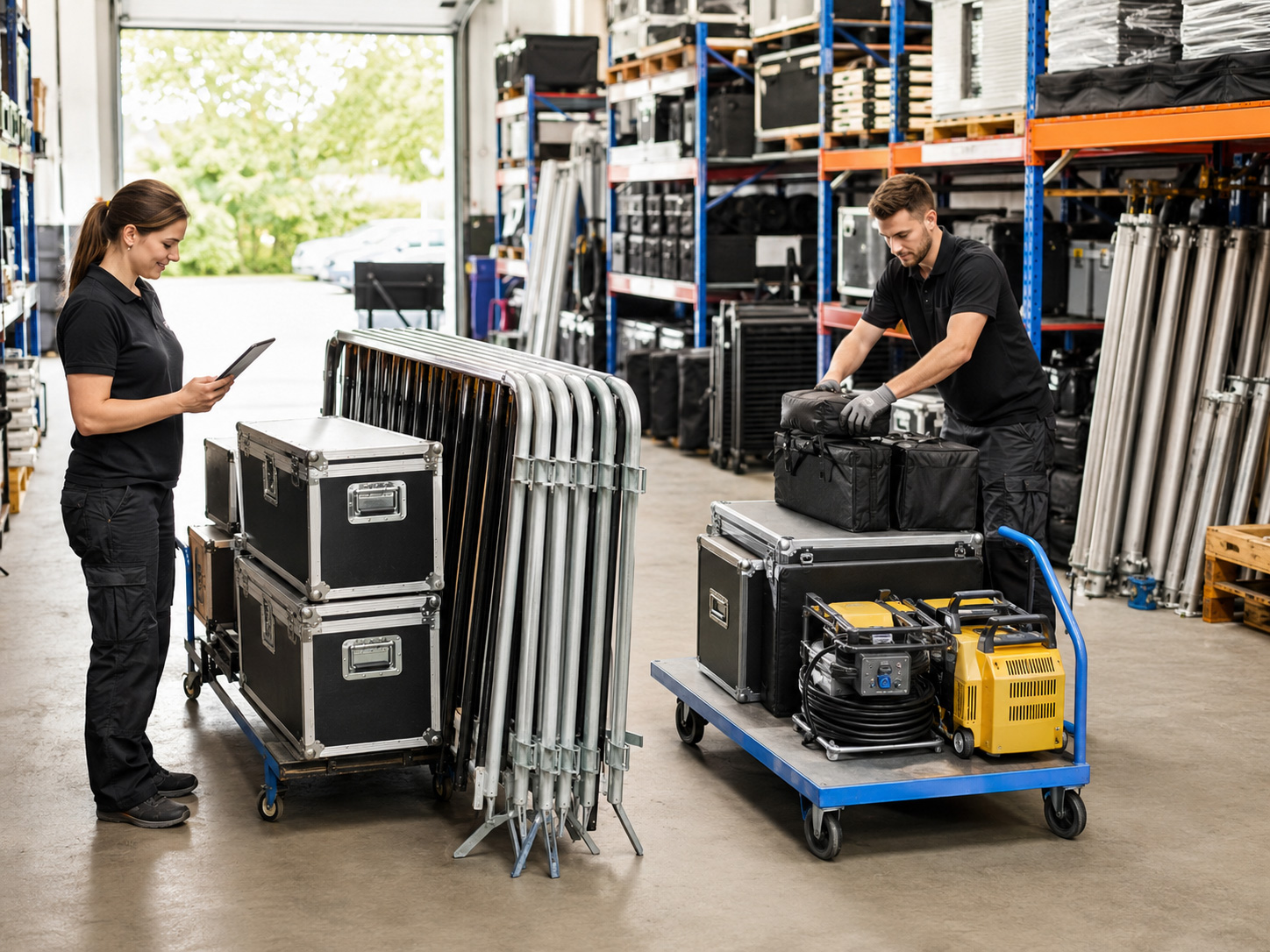 Schäden, Reparaturen und Rückläufer im Geräteverleih mit Eventworx strukturiert nachverfolgen.